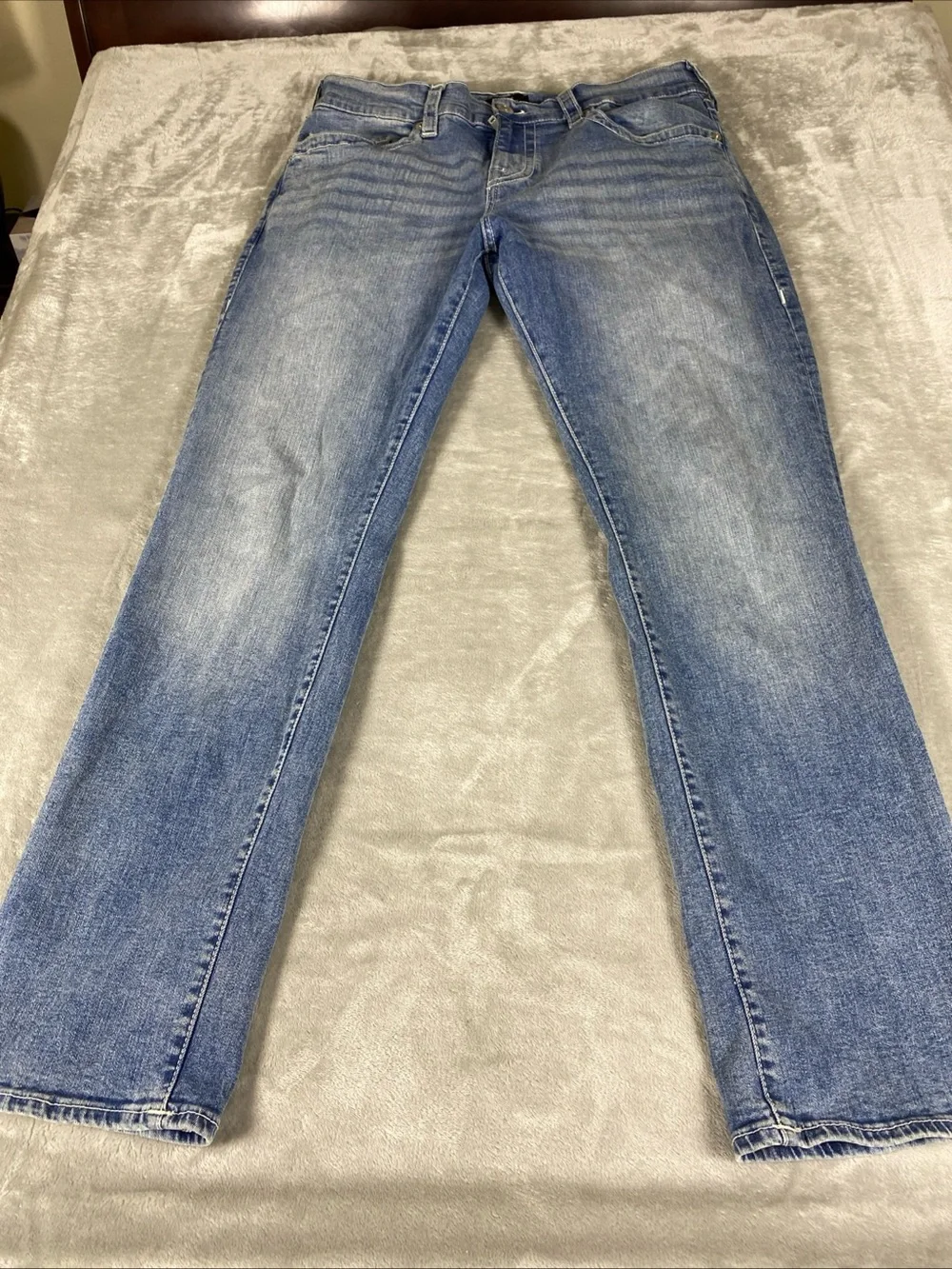 True Religion Ricky Relaxed Straight Jeans Men’s 34X32 Blue Light Wash